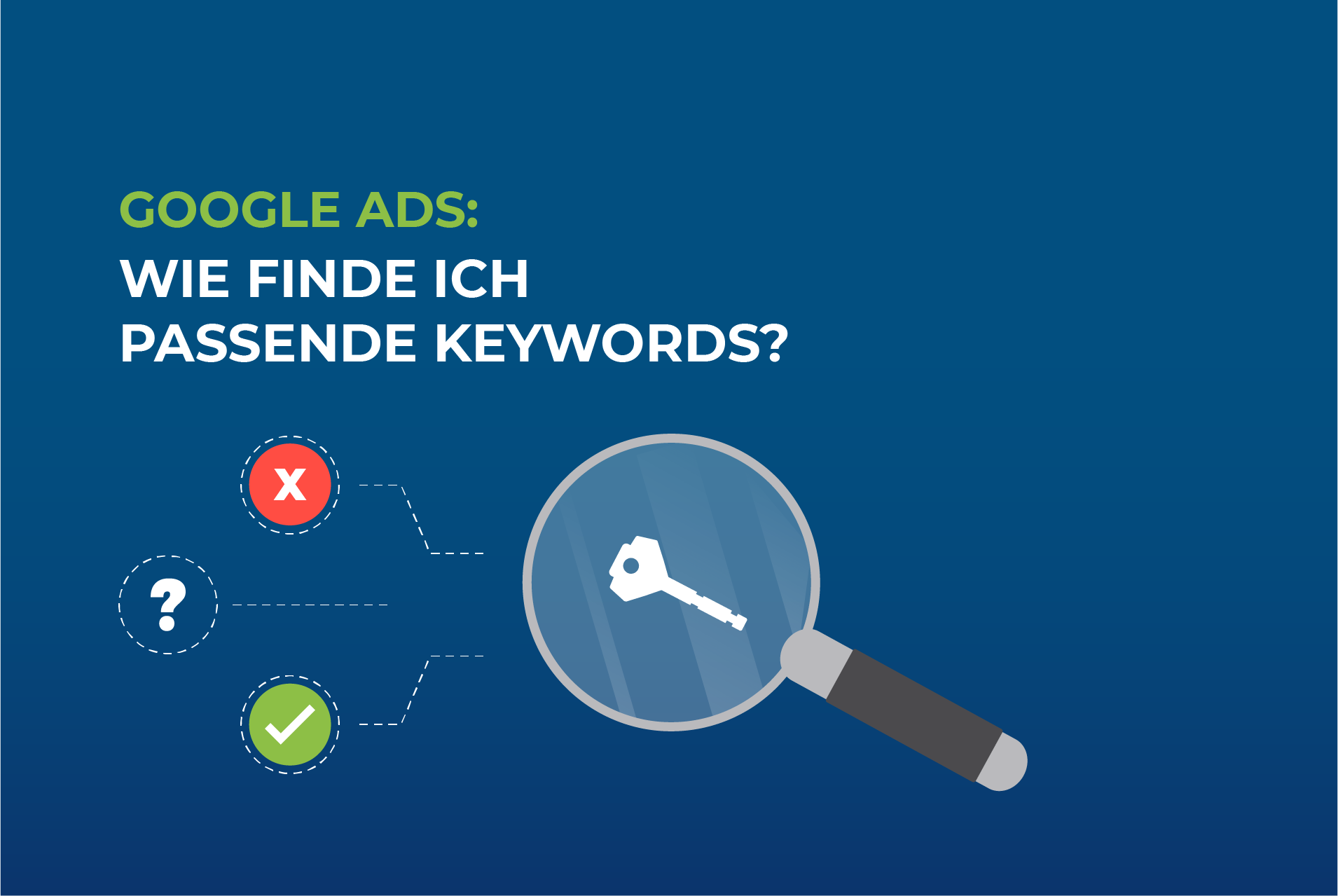 Google Ads: Wie finde ich passende Keywords?