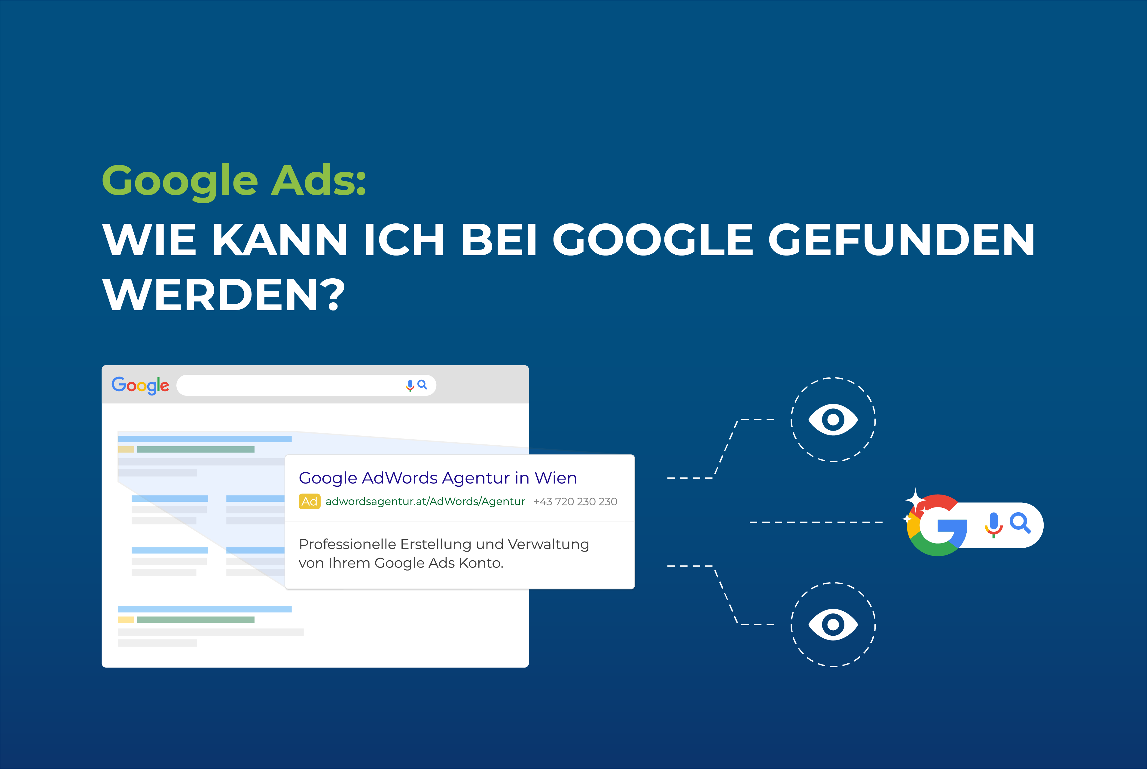 Google Ads: Wie kann ich bei Google gefunden werden?