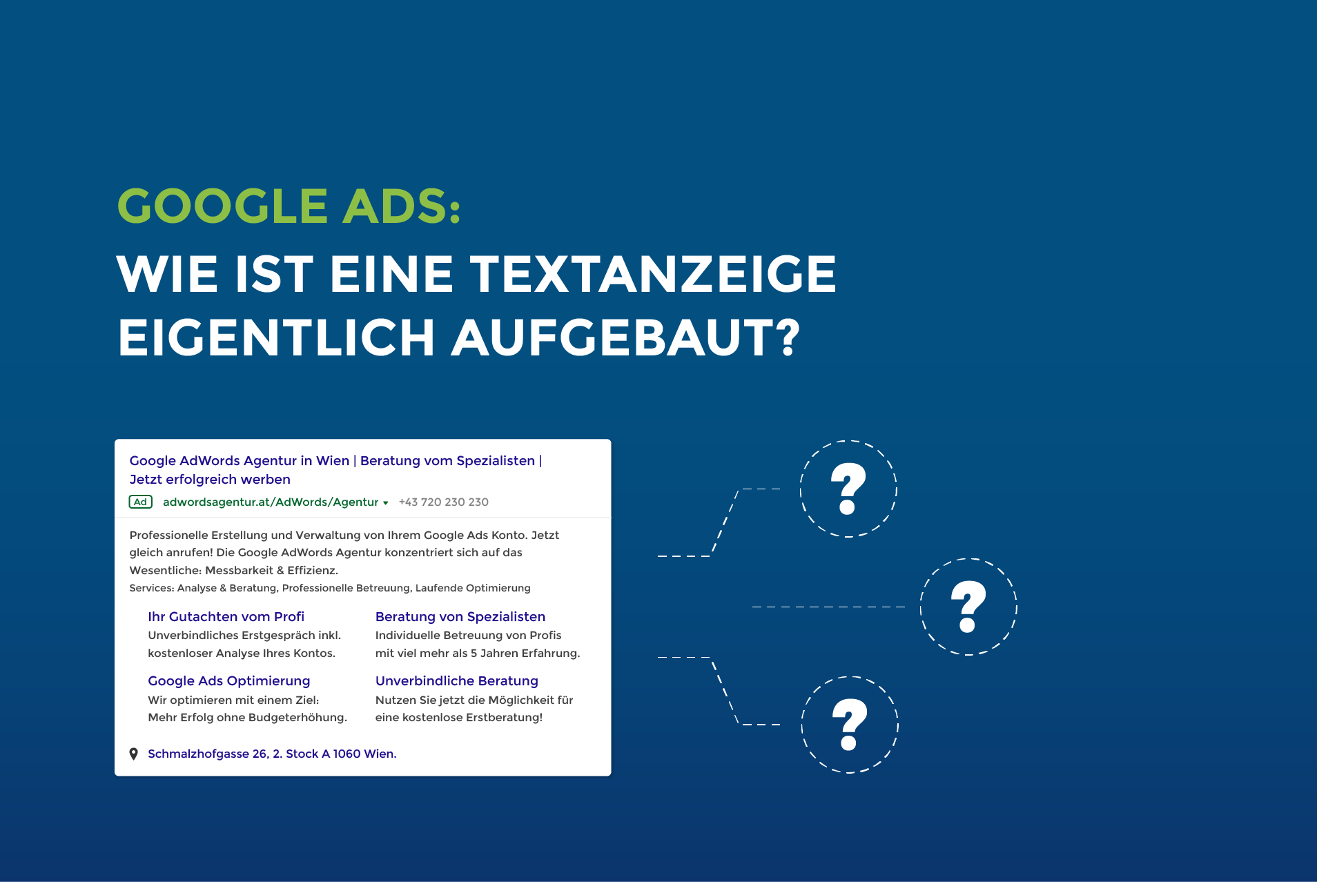 Google Ads: Wie ist eine Textanzeige eigentlich aufgebaut?