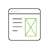 Google Ads optimierte Landingpage Anzeige Icon