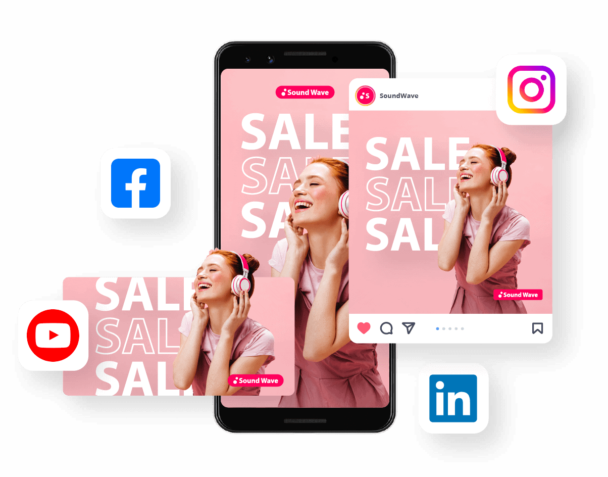 Social Media Ads auf dem Smartphone